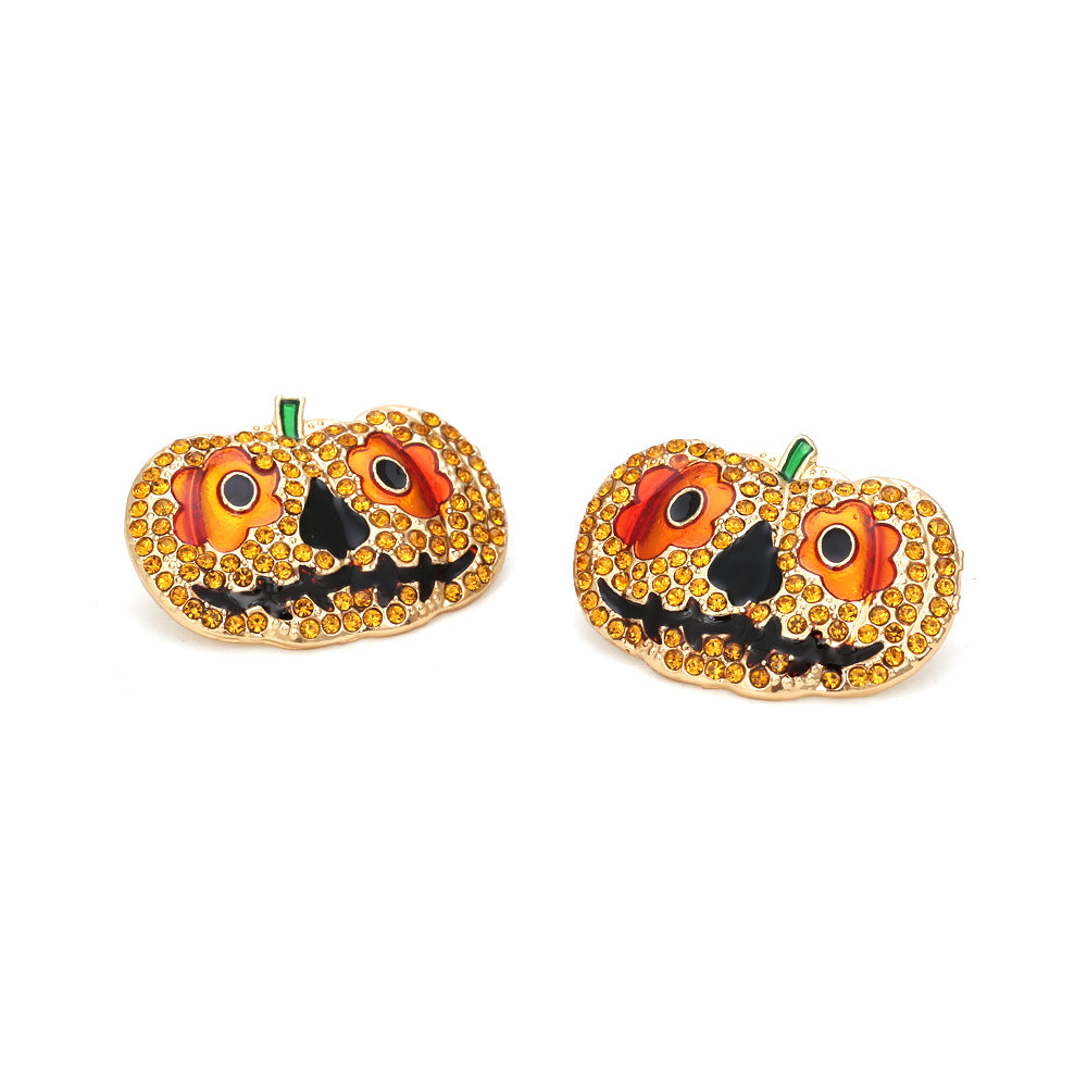 Halloween Pumpkin Earring