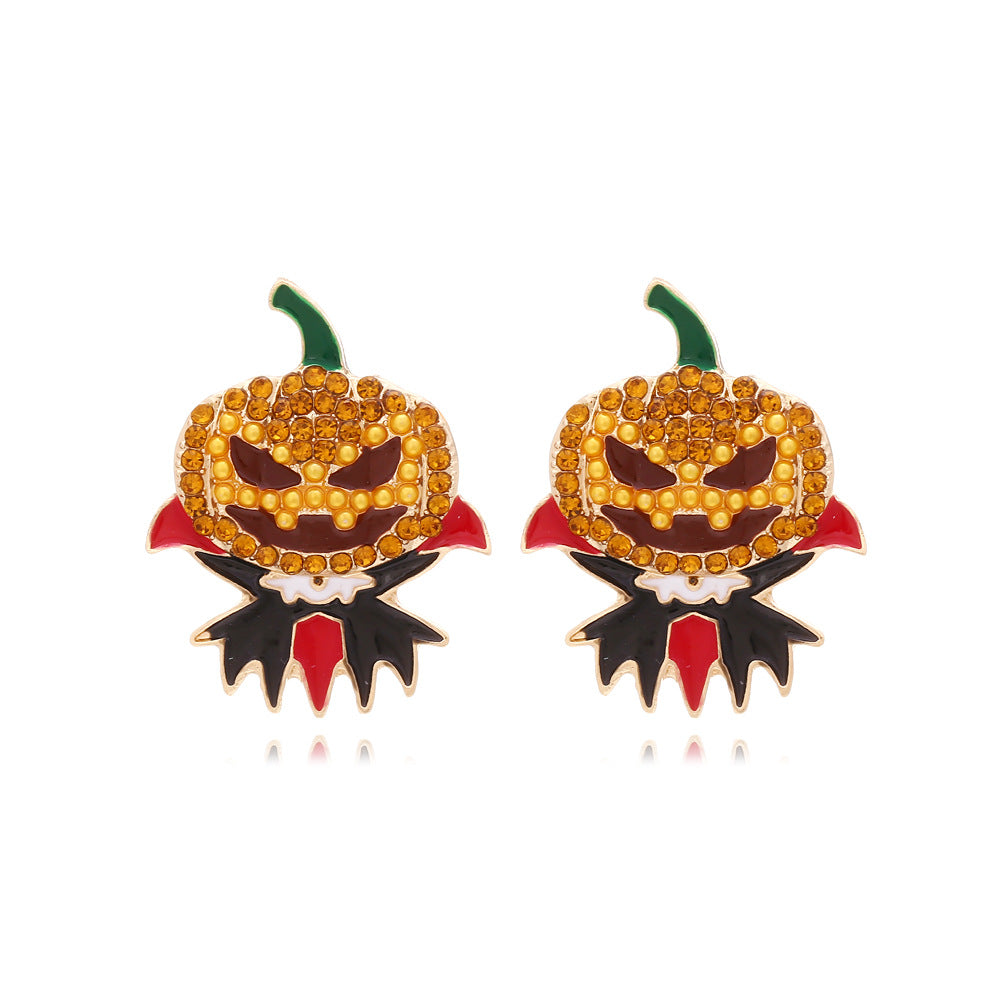 Ghost Pumpkin Earrings