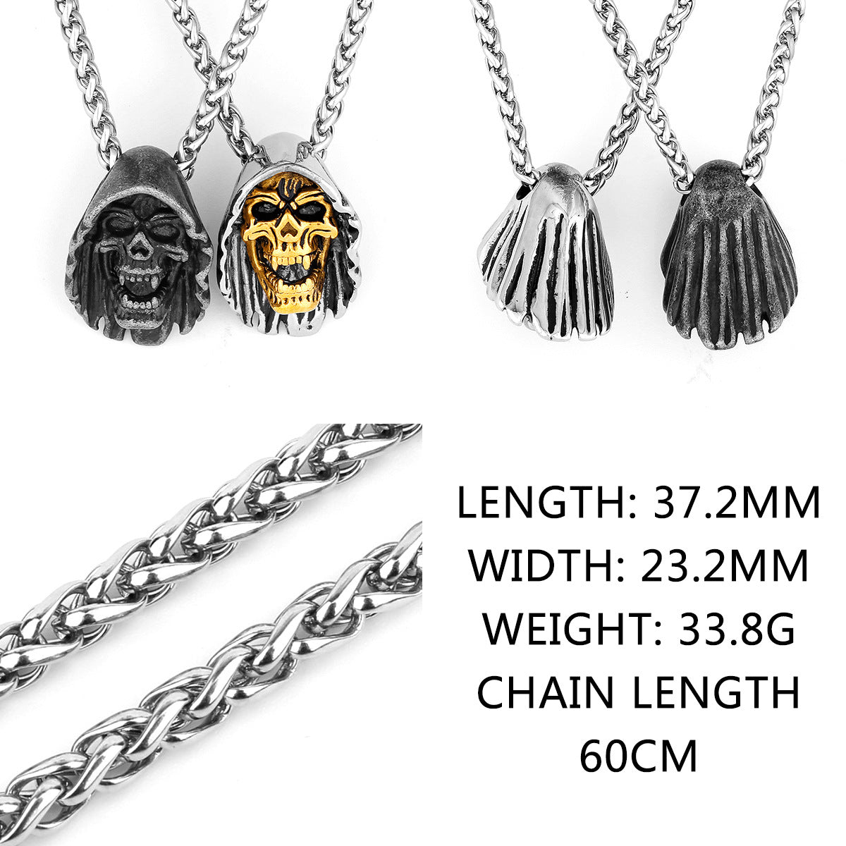 Goth Death Necklace