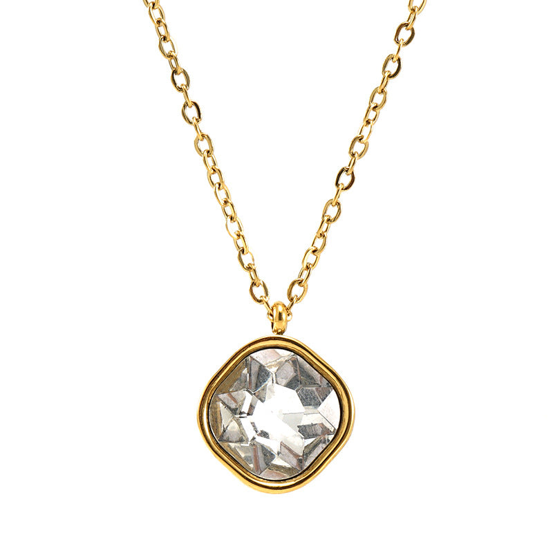 Irregular Zircon Necklace