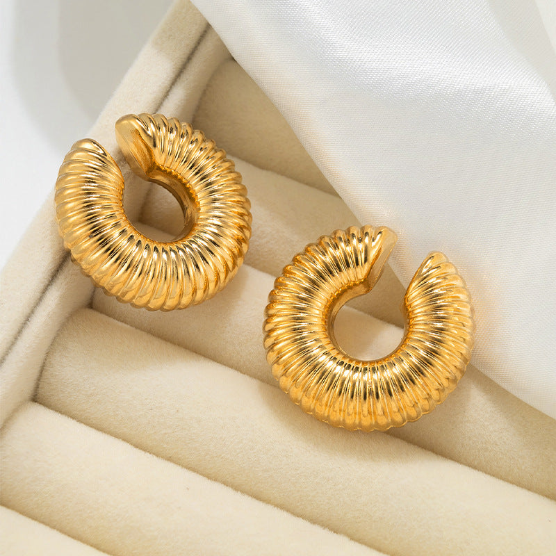 Geometric Circle Earring