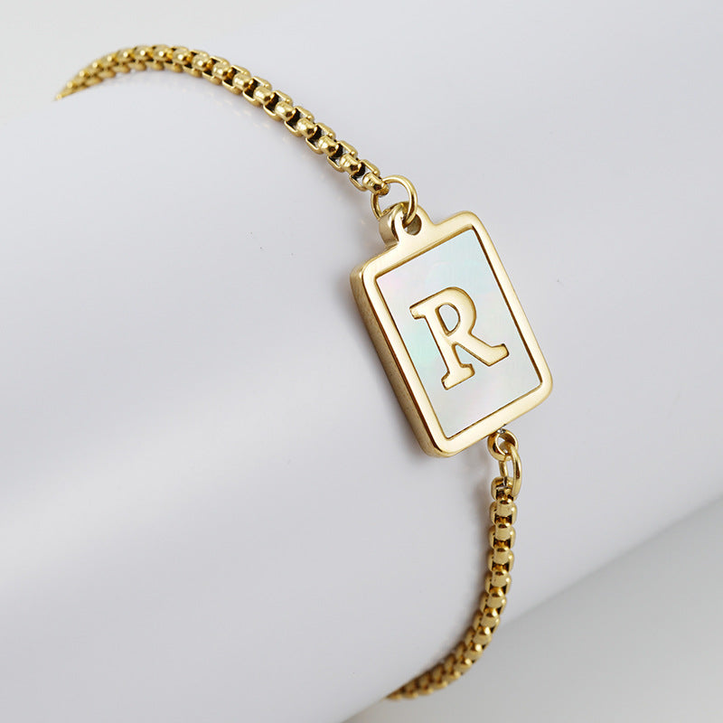 Letter Adjustable Bracelet