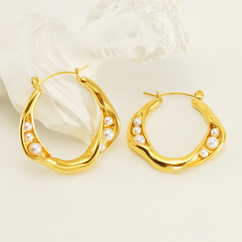 Geometric Circle Earring