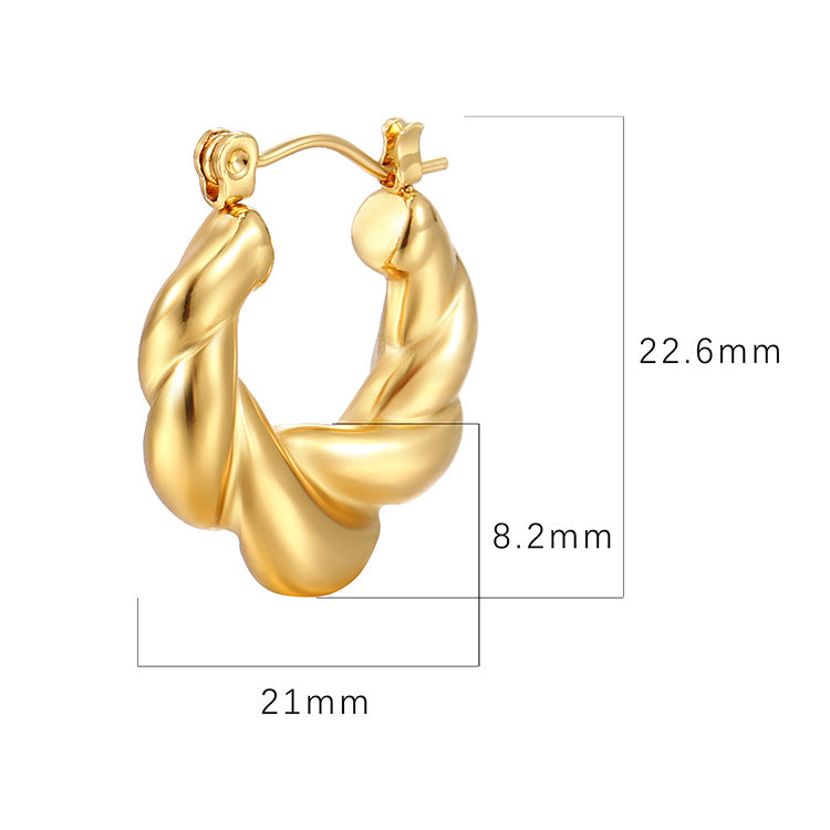 Twist Niche Earring