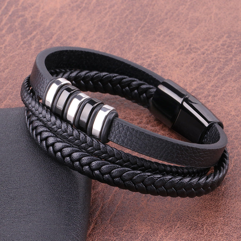 Men's  Leather  Bracelet