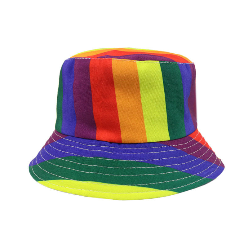 LGBP Outdoor outing rainbow hat