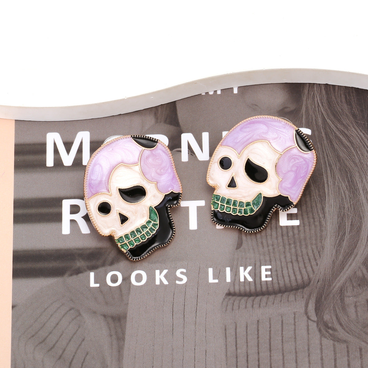 Funny Skull Earrings