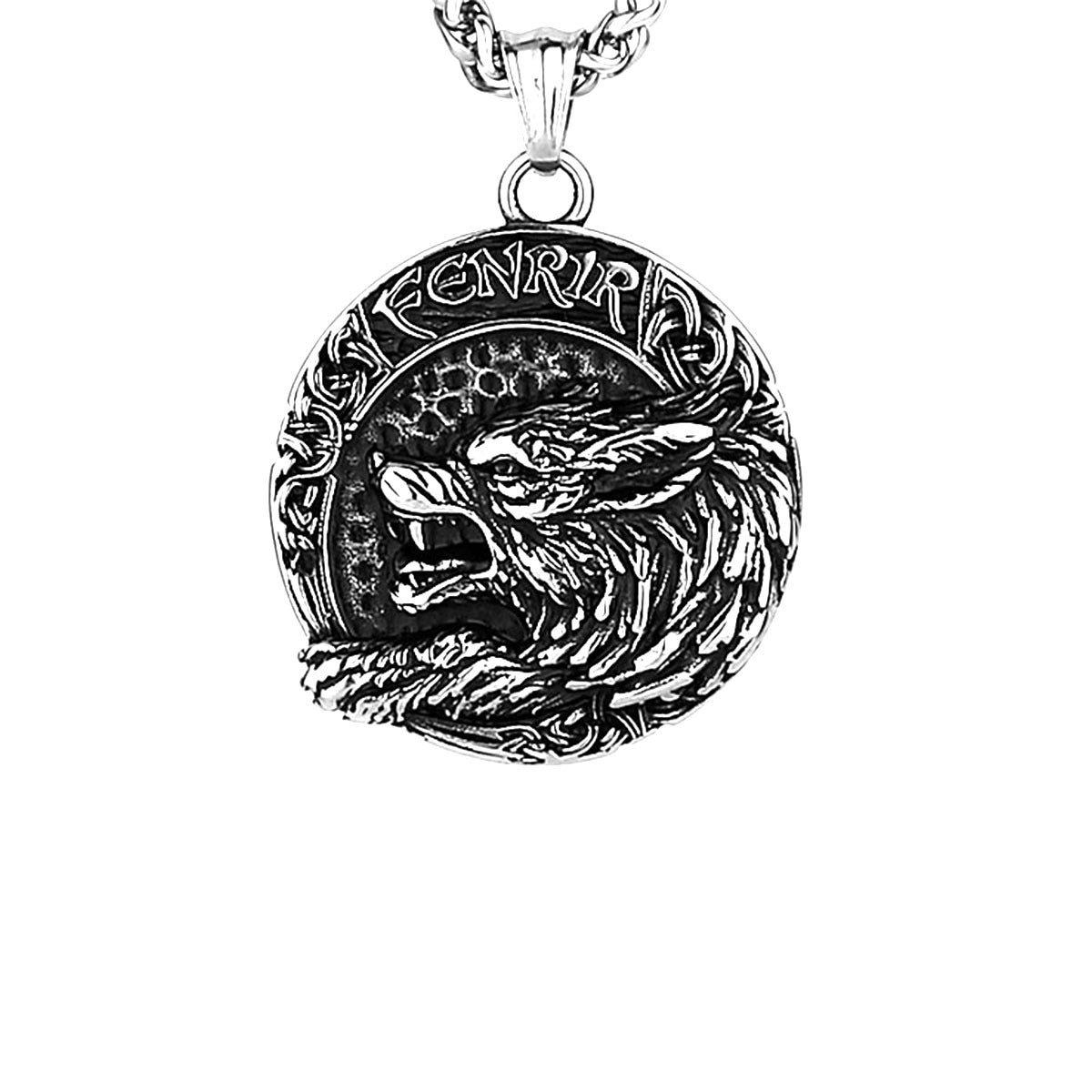 Wolf Head Necklace