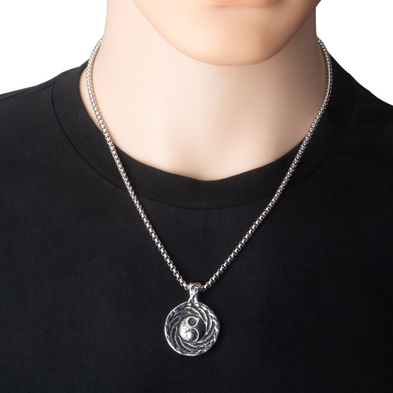 Yin Yang Tai Chi Eight Trigrams Necklace