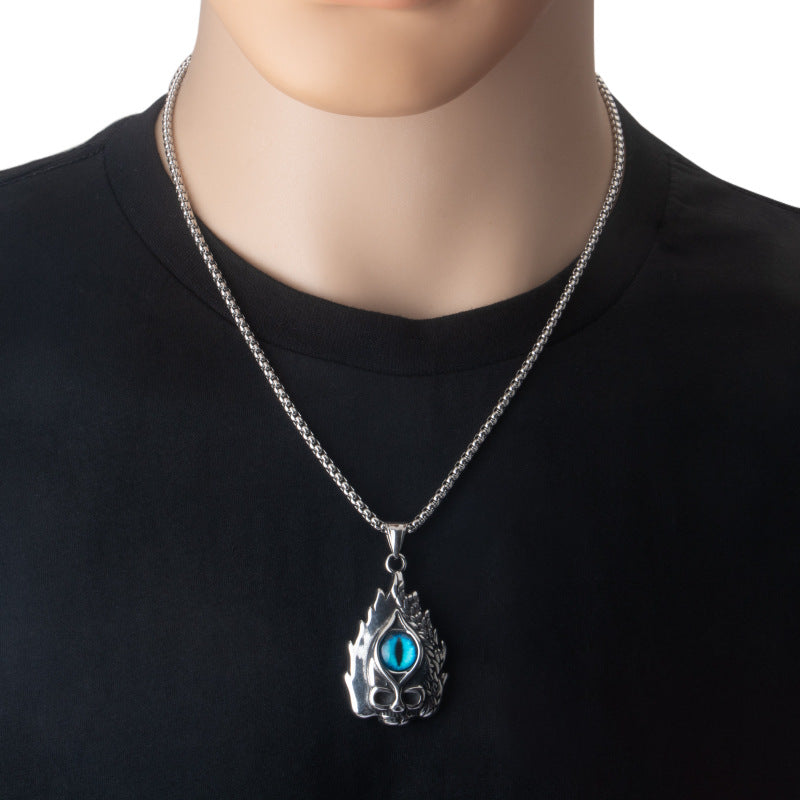 Skeleton Devil's Eye Necklace