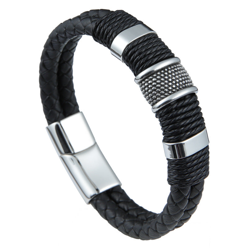 Men's  Leather Bracelet