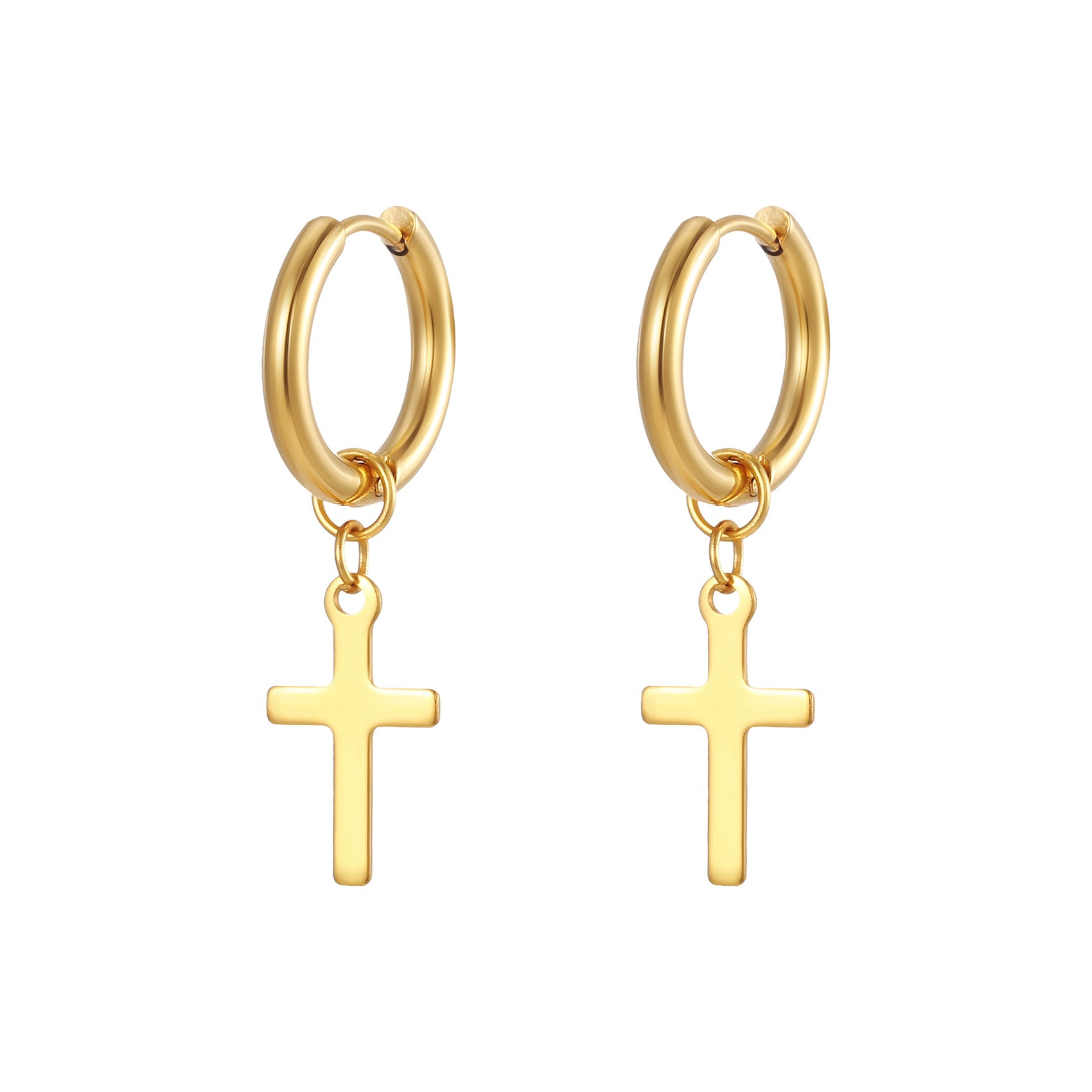 Unisex Cross Earring