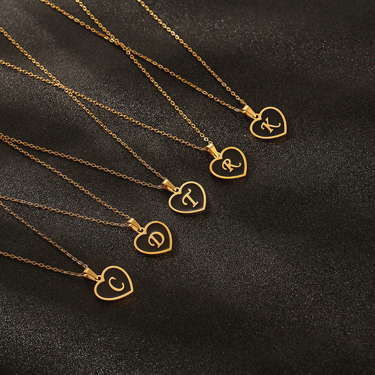 Fashion love letter necklace