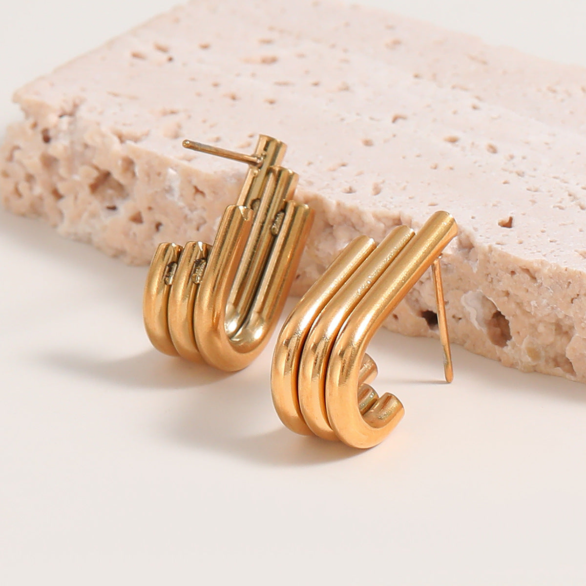 Multi-layered instrument earring