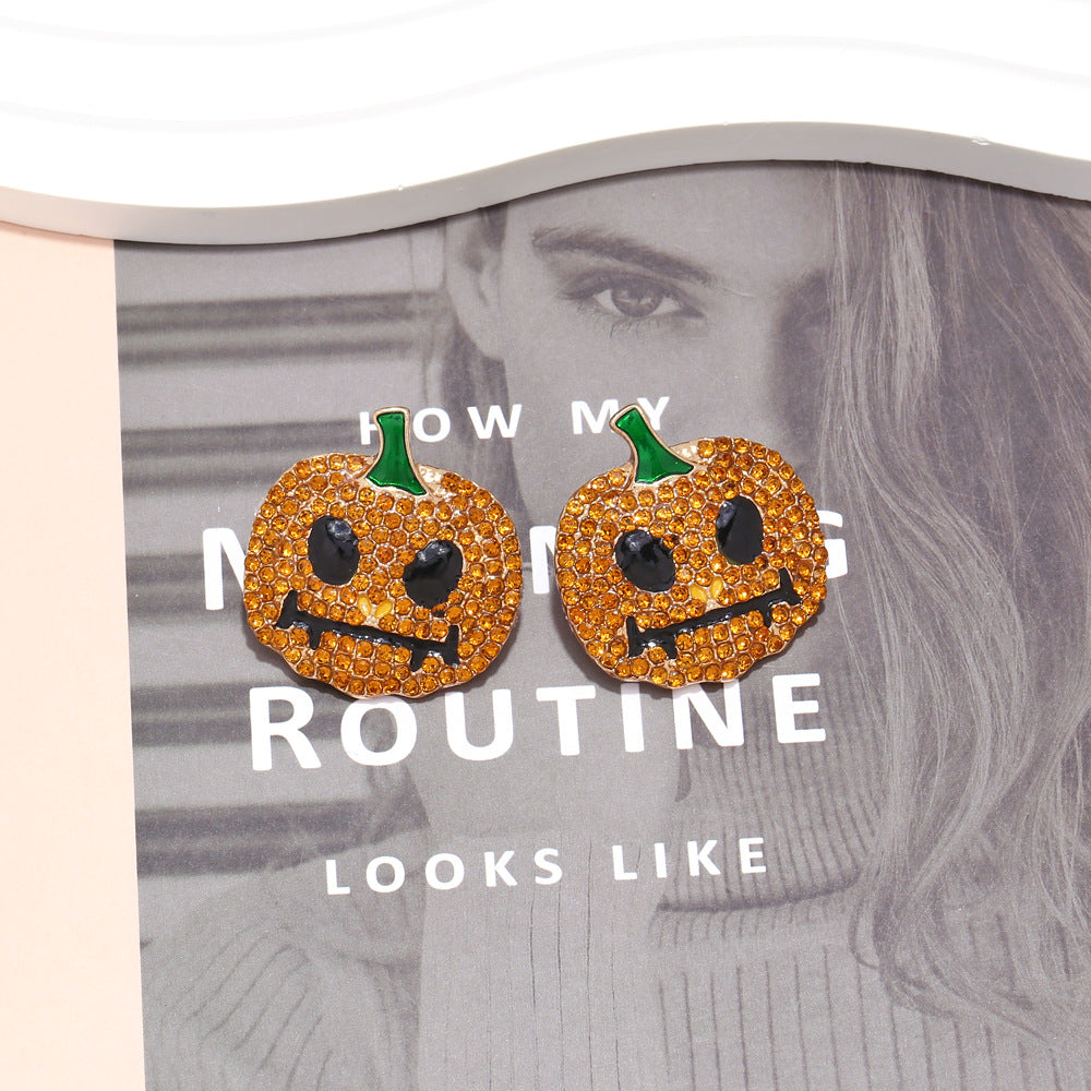 Pumpkin Lamp Earrings