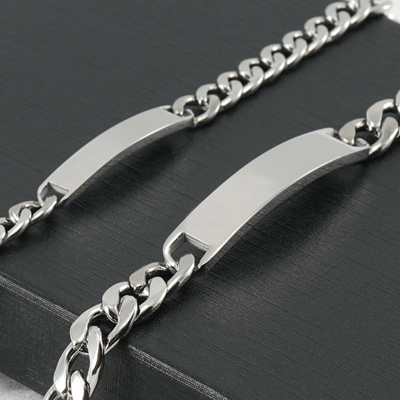 Popular NK Chain Bend Bracelet