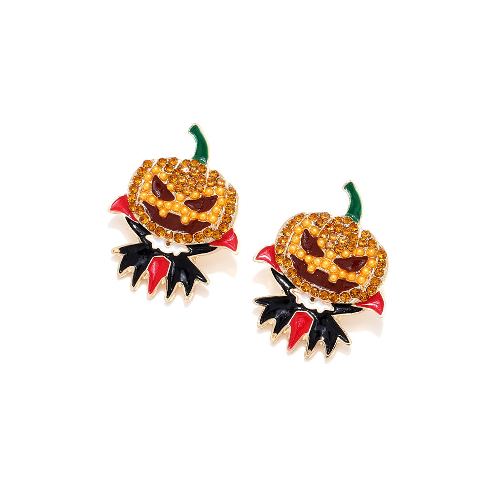 Ghost Pumpkin Earrings