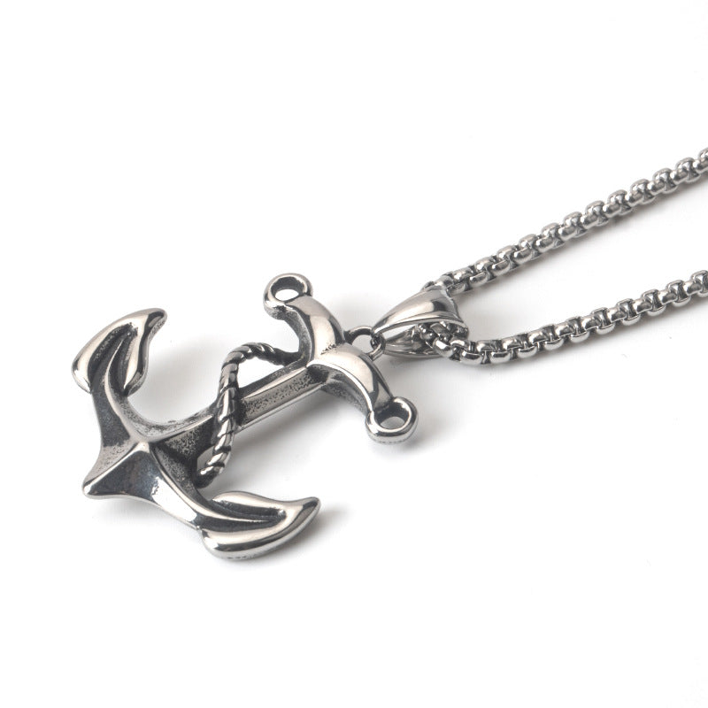 Vintage ship anchor Necklace