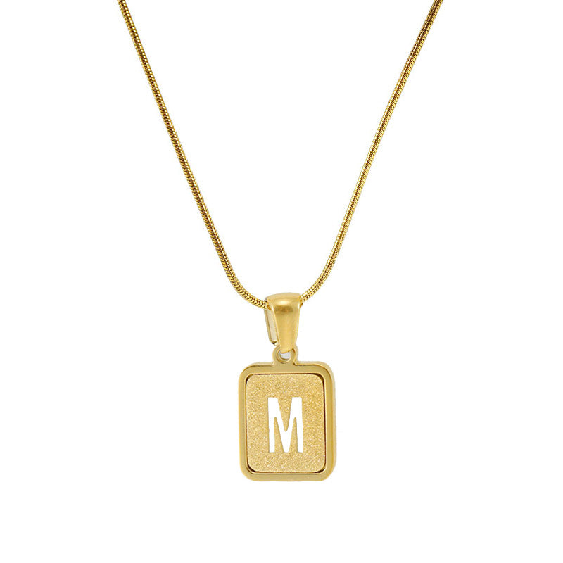 Sandpress  Letter Necklace