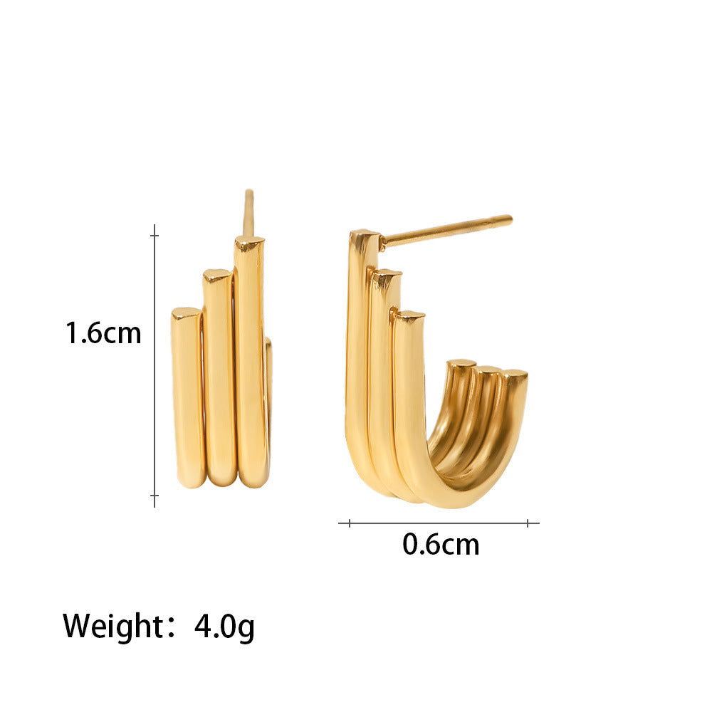 Multi-layered instrument earring