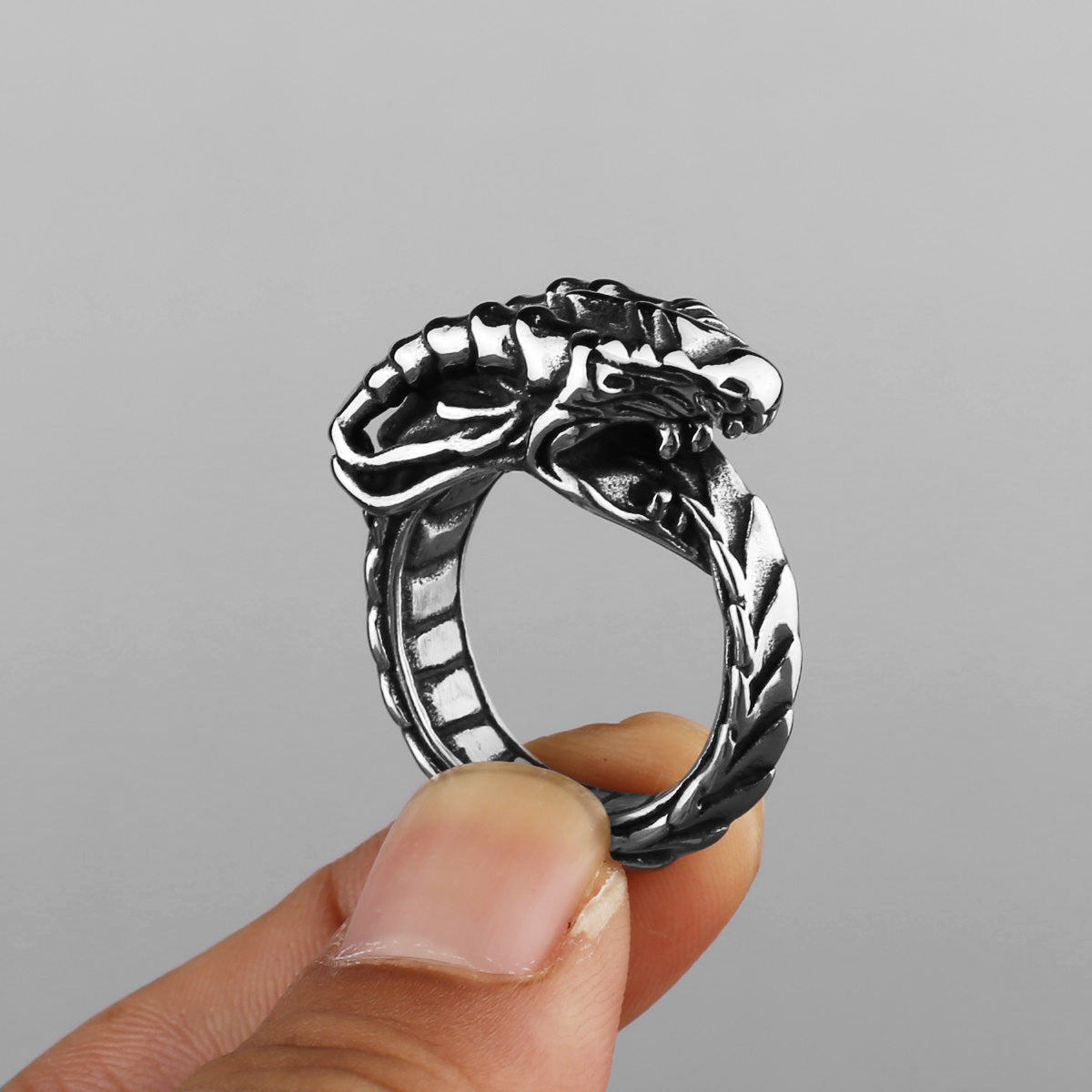 Goth Dragon Ring