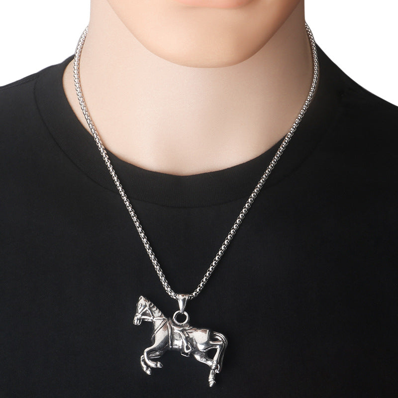 Horse Art Necklace