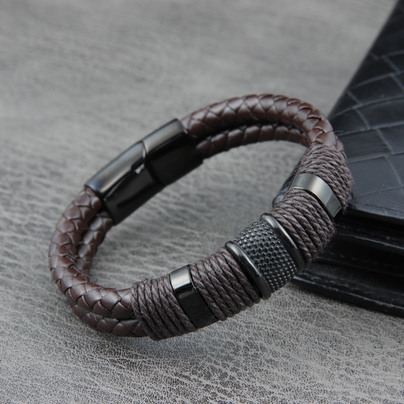 Men's  Leather  Bracelet