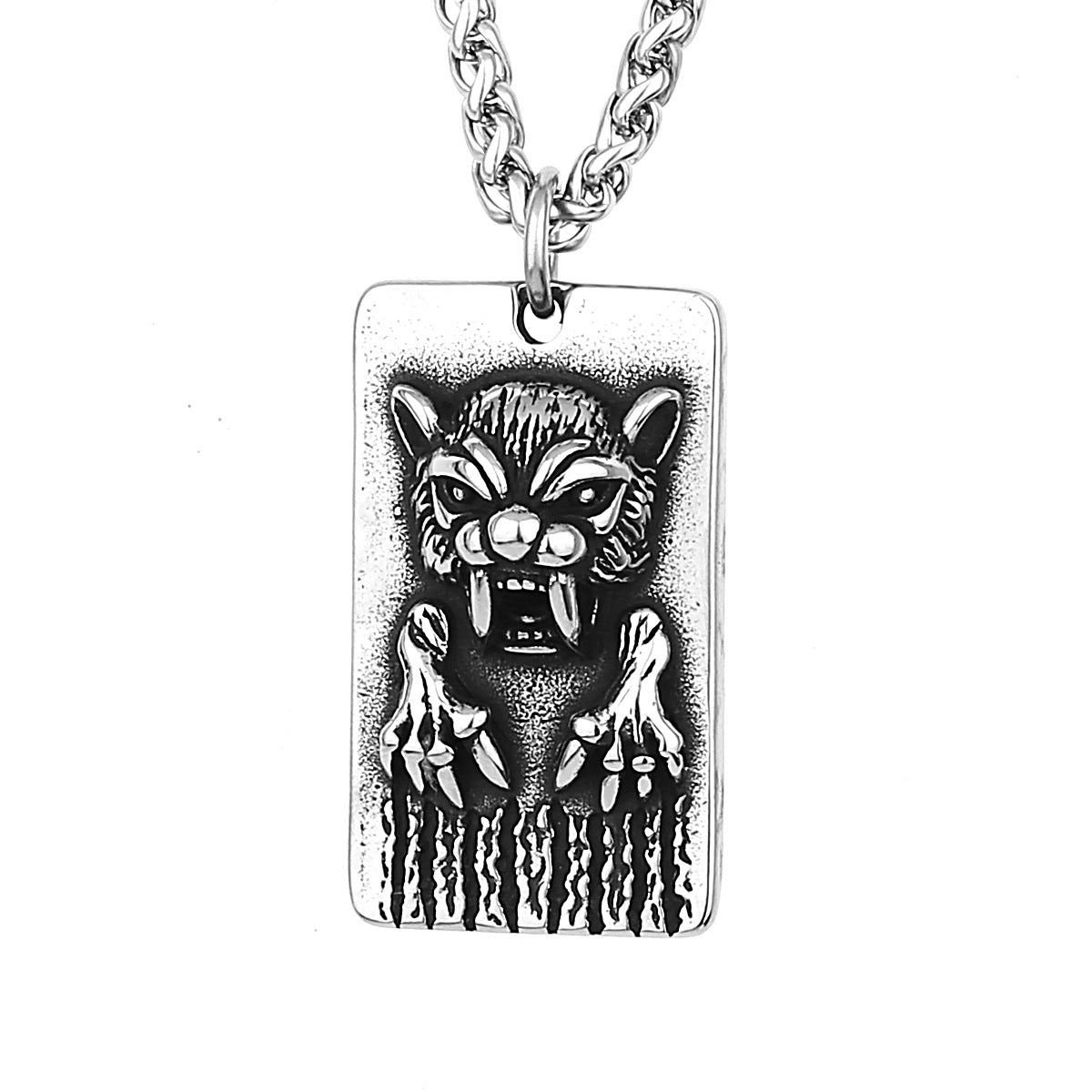 Toothed Tiger Beast King Necklace