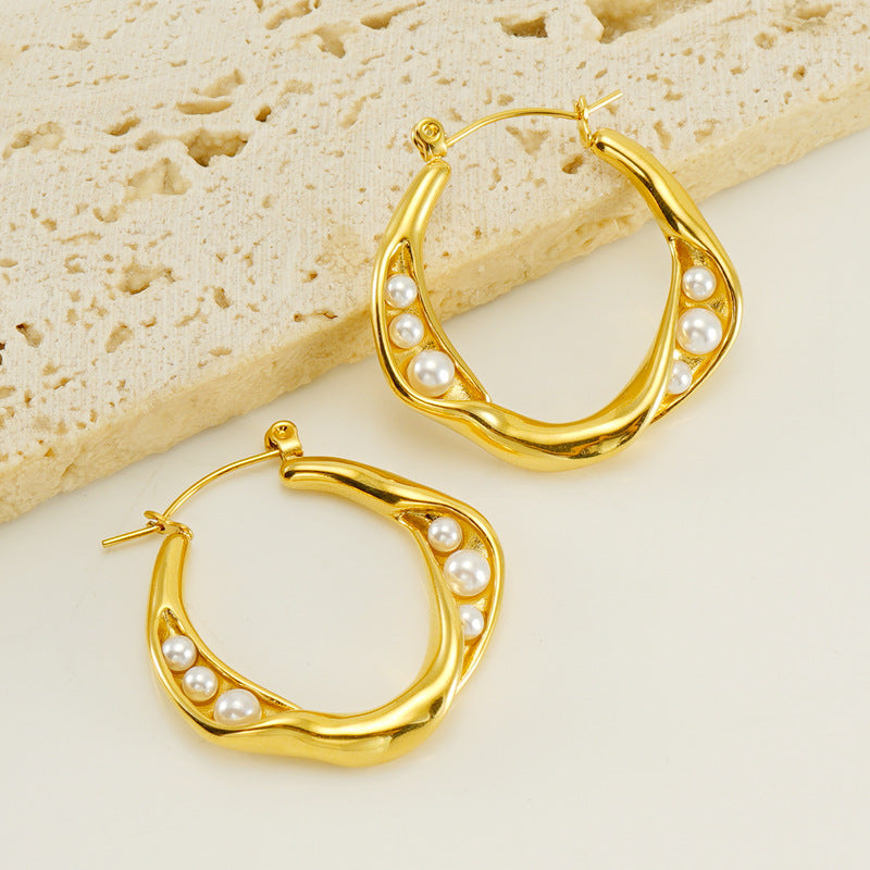 Geometric Circle Earring