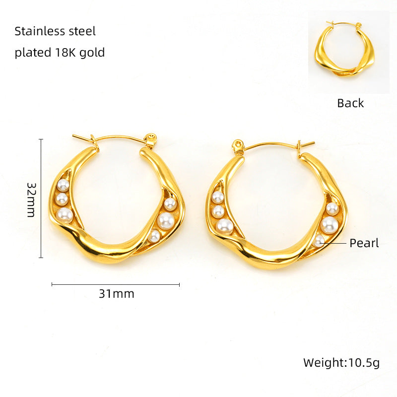 Geometric Circle Earring