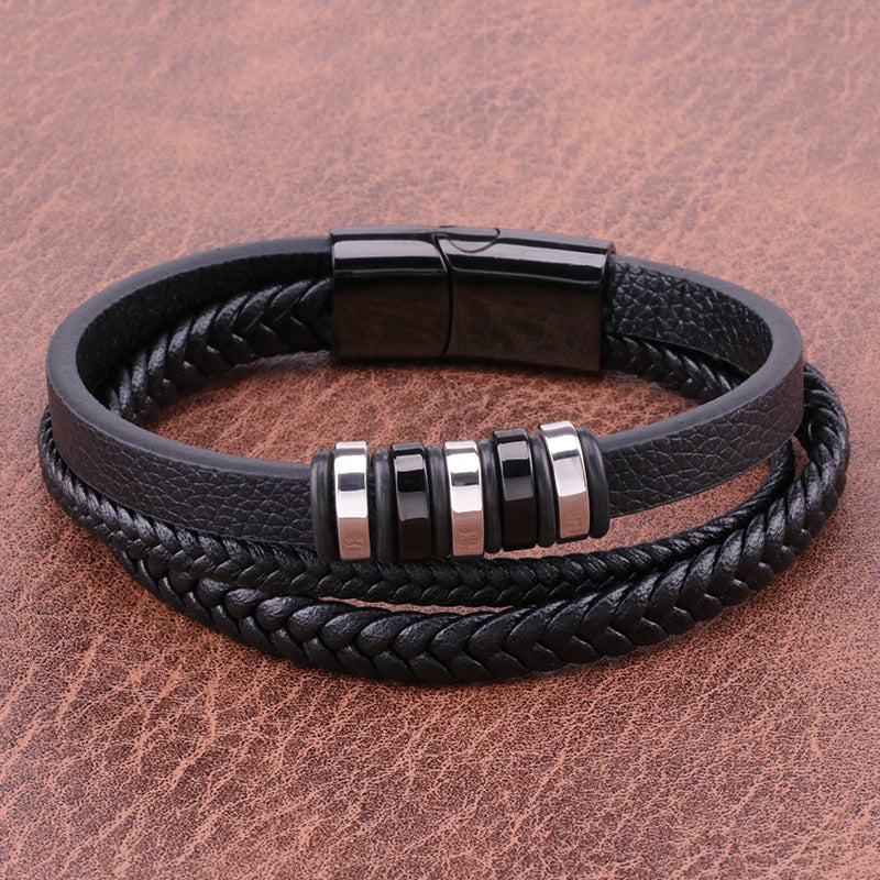 Men's  Leather  Bracelet