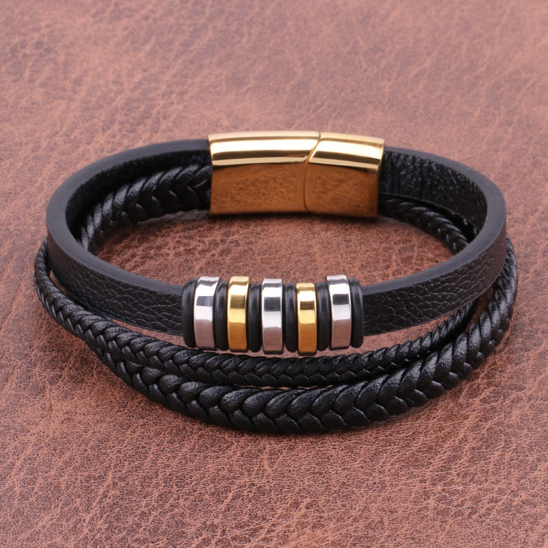 Men's  Leather  Bracelet