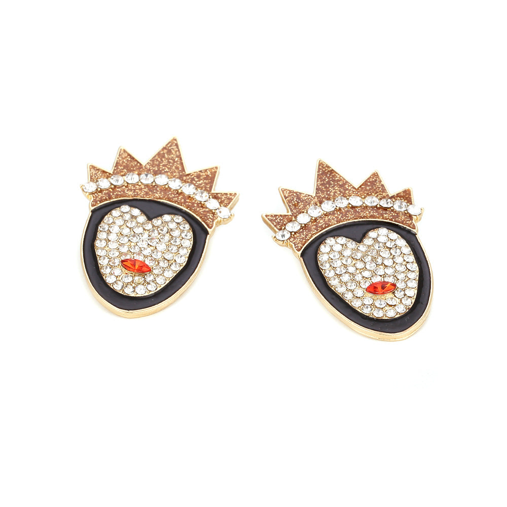 Diamond  Queen Earrings