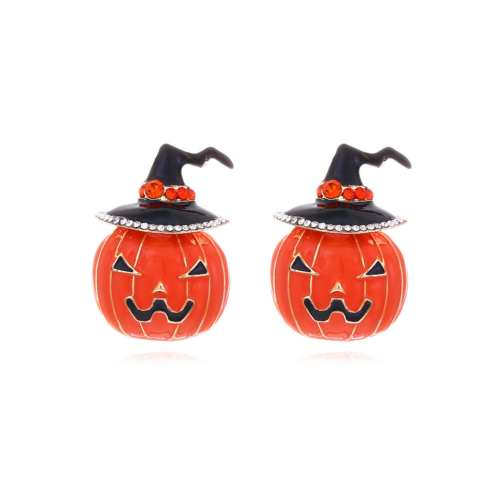 Halloween Witch Hat Earring