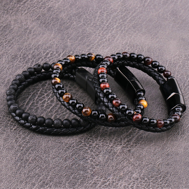 Men's Beaded Bracelet