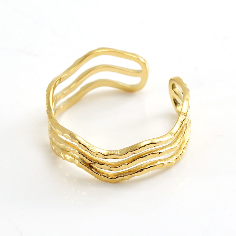 Minimalist Style Line Ring