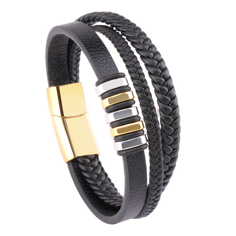 Men's  Leather  Bracelet