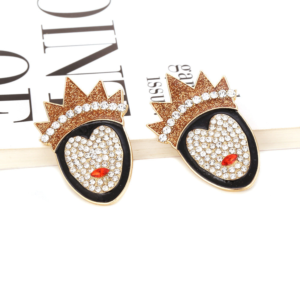 Diamond  Queen Earrings