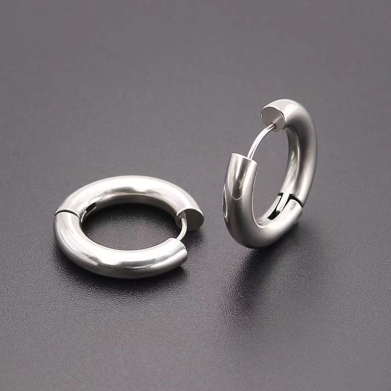 Roundstainless Steel Earring