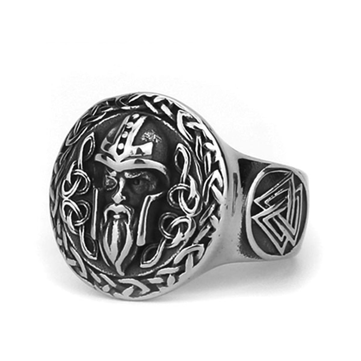 Odin Celtic titanium steel ring