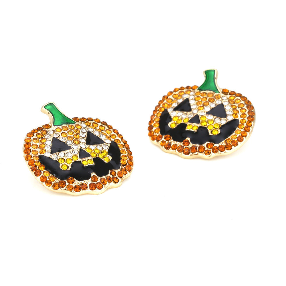 Alloy Pumpkin Earrings