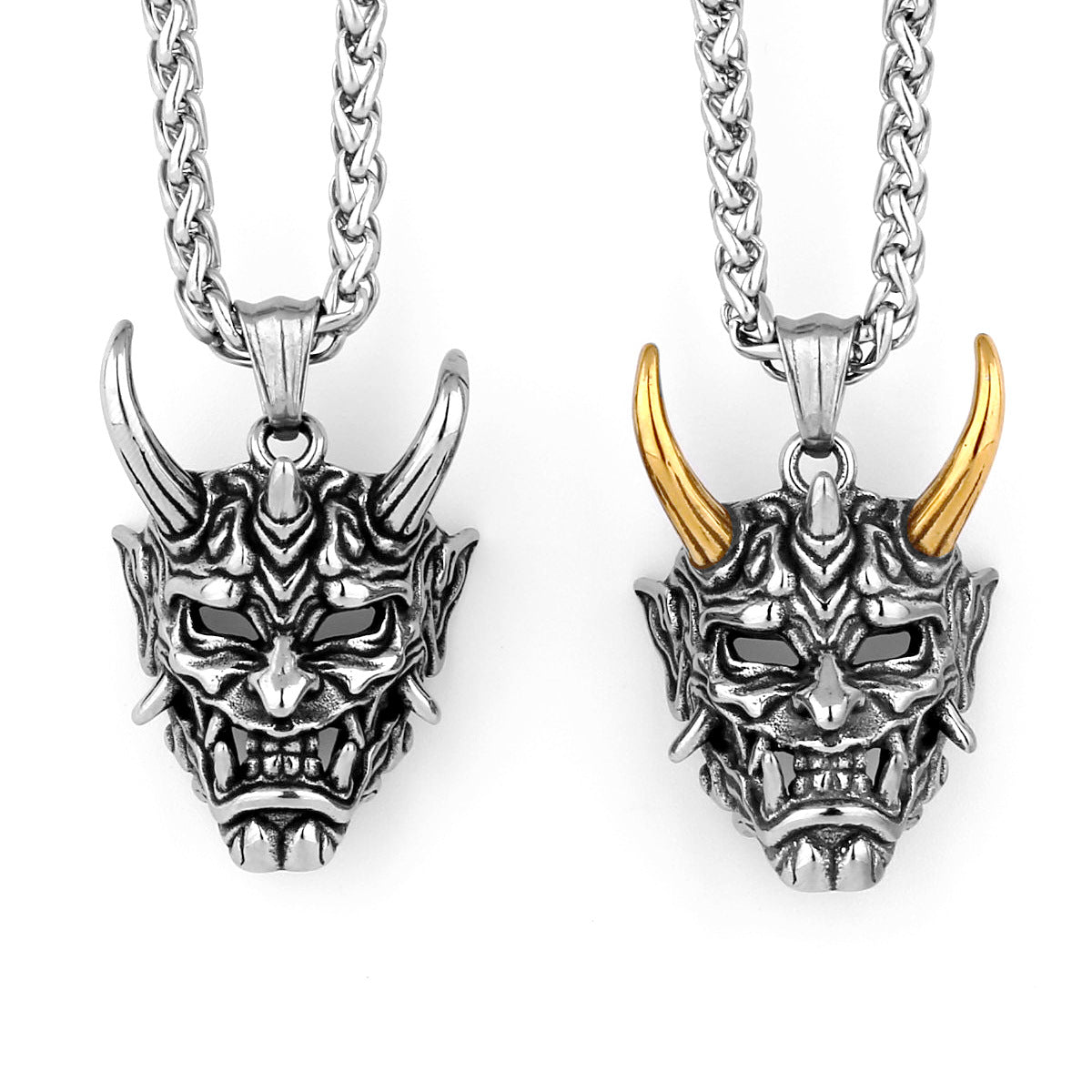 Ghost King Mask Necklace