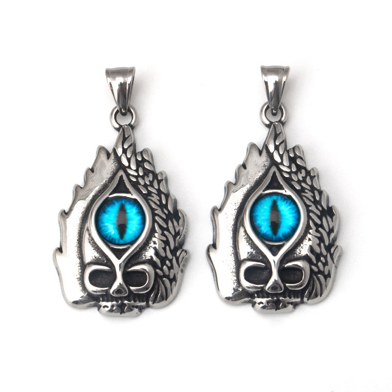 Skeleton Devil's Eye Necklace