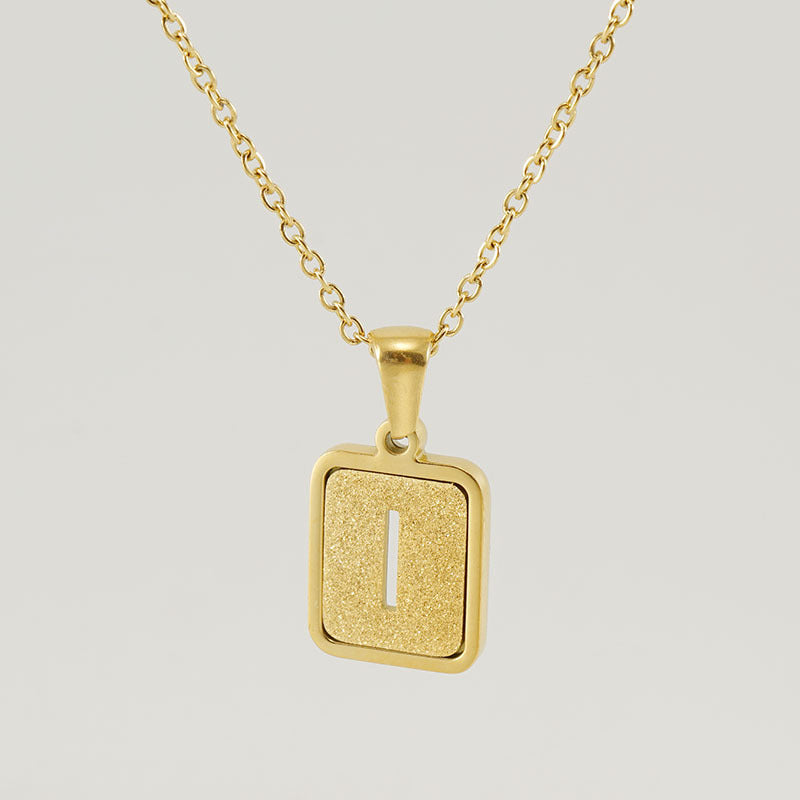 26 English Letter Pendant Necklace