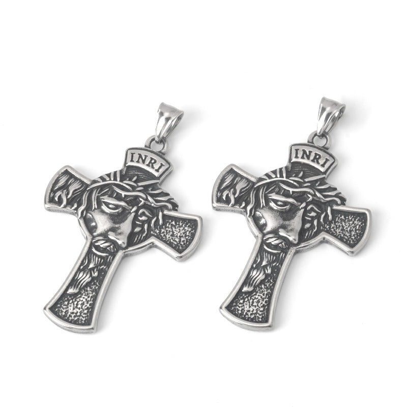 Crown of Thorns necklace of the cross