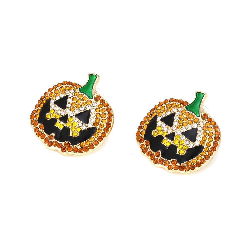 Alloy Pumpkin Earrings