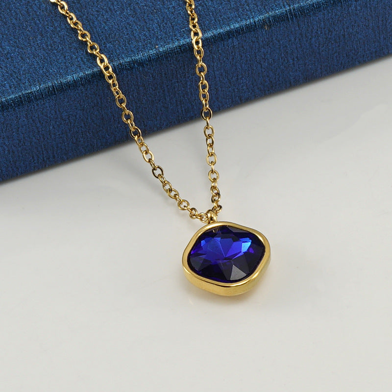 Irregular Zircon Necklace