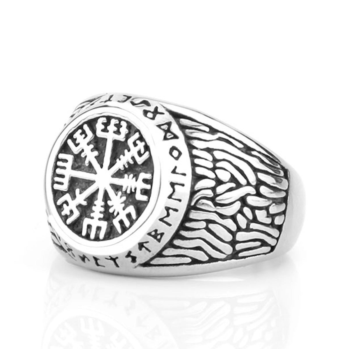 Nordic Compass Rune Ring