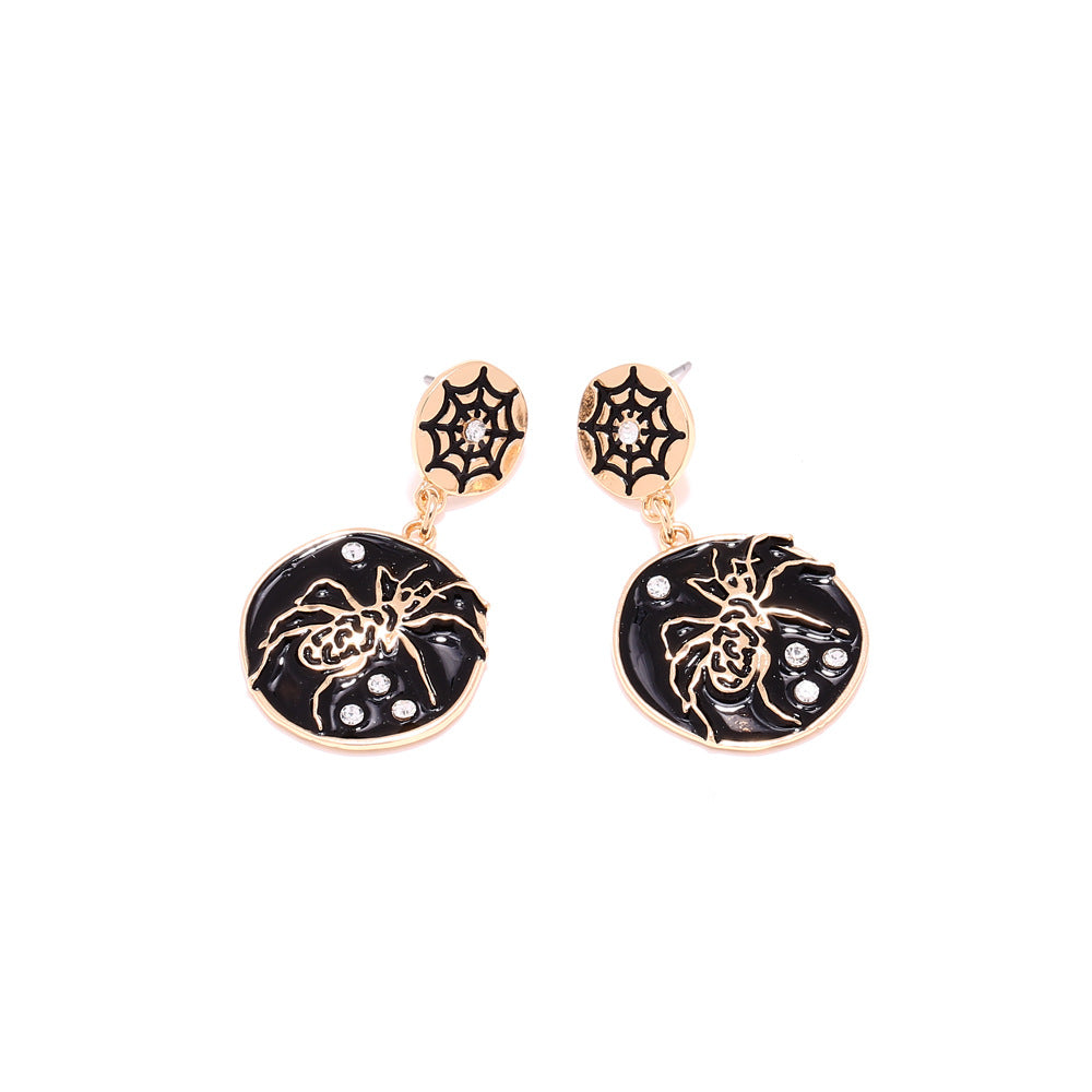 Diamond Spider Earrings