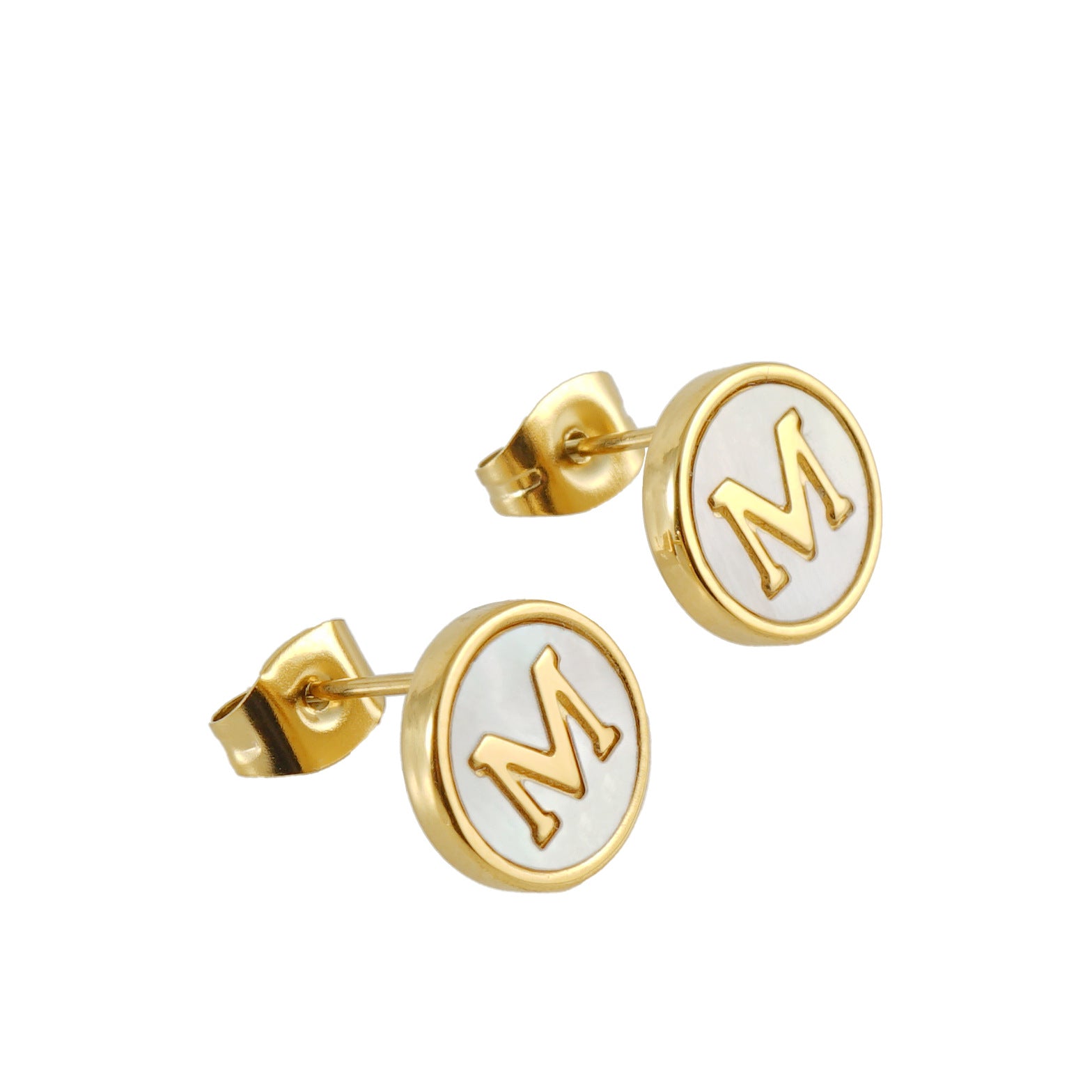 Letter Shell Earring